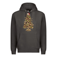 Smoke Skeleton Christmas Tree Premium Hoodie - RanaPortraitStore