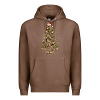 Chestnut Skeleton Christmas Tree Premium Hoodie - RanaPortraitStore