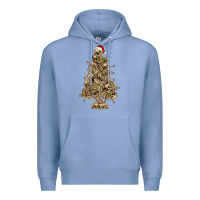 Colony Blue Skeleton Christmas Tree Premium Hoodie - RanaPortraitStore