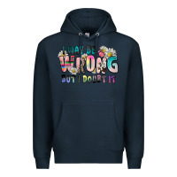 Navy i may be wrong but i doubt it Premium Hoodie - Zillion Design Studio