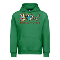 Emerald peace love freebird Urban Hoodie - texasbilliewilder