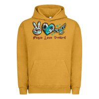 Pigment Peanut Butter peace love freebird Urban Hoodie - texasbilliewilder