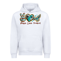 White peace love freebird Urban Hoodie - texasbilliewilder