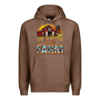 Chestnut life is better on the farm with barn Premium Hoodie - texasbilliewilder
