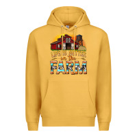 Mustard life is better on the farm with barn Premium Hoodie - texasbilliewilder