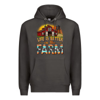 Smoke life is better on the farm with barn Premium Hoodie - texasbilliewilder