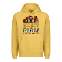 Antique Gold life is better on the farm with barn Premium Hoodie - texasbilliewilder