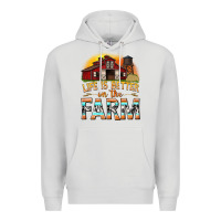 Dove Grey life is better on the farm with barn Premium Hoodie - texasbilliewilder