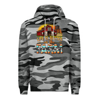 Slate Camo life is better on the farm with barn Premium Hoodie - texasbilliewilder
