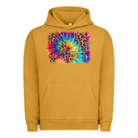Pigment Peanut Butter leopard tie dye background Urban Hoodie - Zillion Design Studio