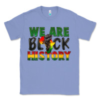 Colony Blue we are black history Classic Tee - FaDigitalArtStudio