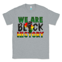 Heather Grey we are black history Classic Tee - FaDigitalArtStudio