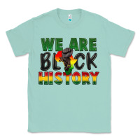 Seafoam we are black history Classic Tee - FaDigitalArtStudio