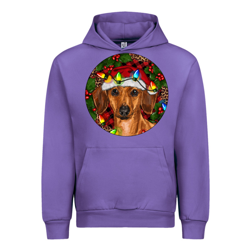 Christmas Dachshund Urban Hoodie by RanaPortraitStore | Teevron