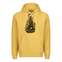 Antique Gold Skeleton merry christmas tree Premium Hoodie - RanaPortraitStore