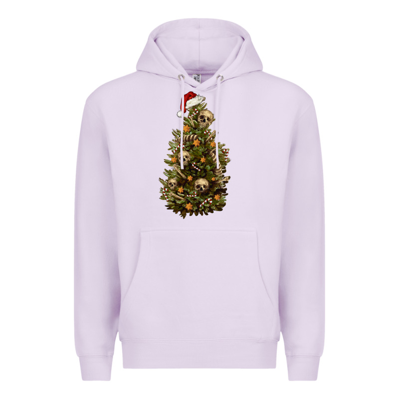 Skeleton Merry Christmas Tree Premium Hoodie by RanaPortraitStore | Teevron