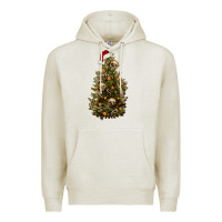 Oatmeal Heather Skeleton merry christmas tree Premium Hoodie - RanaPortraitStore
