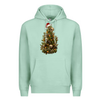 Seafoam Skeleton merry christmas tree Premium Hoodie - RanaPortraitStore