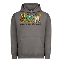 Pigment Tornado peace love st. bernard Urban Hoodie - texasbilliewilder