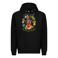 Black just a girl who loves chicken with sunflowers and gemstone Premium Hoodie - texasbilliewilder