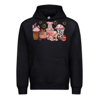 Foreset Green pigs coffee cups Urban Hoodie - texasbilliewilder