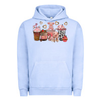 Pigment Grape Ice pigs coffee cups Urban Hoodie - texasbilliewilder