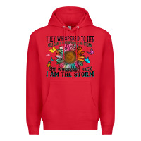 Red they whispered to her you can't withstand the stor Premium Hoodie - Zillion Design Studio