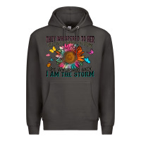 Smoke they whispered to her you can't withstand the stor Premium Hoodie - Zillion Design Studio