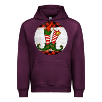 Mauve Wine Elf Shoes Urban Hoodie - RanaPortraitStore