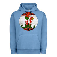 Pigment Pebble Blue Elf Shoes Urban Hoodie - RanaPortraitStore