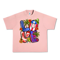Salmon puerto rico love Urban Heavy Tee - Artiststas