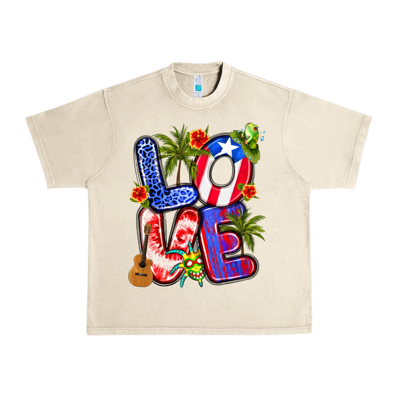 Puerto Rico Love Urban Heavy Tee by Artiststas | Teevron