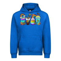 Cobalt rainbow coffee cups Urban Hoodie - texasbilliewilder