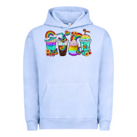 Pigment Grape Ice rainbow coffee cups Urban Hoodie - texasbilliewilder