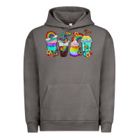 Pigment Tornado rainbow coffee cups Urban Hoodie - texasbilliewilder