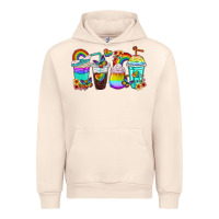 Sandshell rainbow coffee cups Urban Hoodie - texasbilliewilder