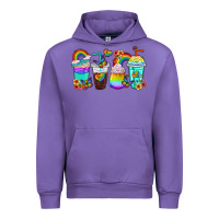 Tulip rainbow coffee cups Urban Hoodie - texasbilliewilder