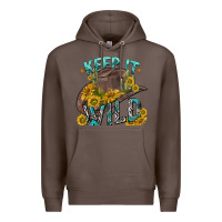Coffee keep it wild tbw Premium Hoodie - texasbilliewilder