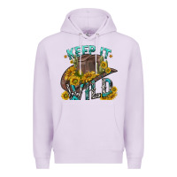 Lilac keep it wild tbw Premium Hoodie - texasbilliewilder