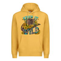 Mustard keep it wild tbw Premium Hoodie - texasbilliewilder