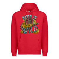 Red keep it wild tbw Premium Hoodie - texasbilliewilder