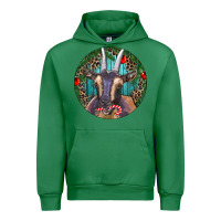 Emerald Dark Goat Christmas Urban Hoodie - RanaPortraitStore