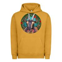 Pigment Peanut Butter Dark Goat Christmas Urban Hoodie - RanaPortraitStore