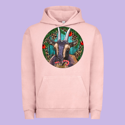 Dark Goat Christmas Urban Hoodie Designed By Ranaportraitstore