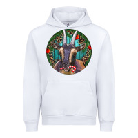 White Dark Goat Christmas Urban Hoodie - RanaPortraitStore