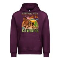 Mauve Wine raising hell with the hippies and the cowboys Urban Hoodie - texasbilliewilder