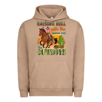 Pigment Burro raising hell with the hippies and the cowboys Urban Hoodie - texasbilliewilder
