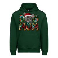 Forest Green Christmas French Bulldog Mom Urban Hoodie - RanaPortraitStore