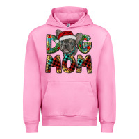 Fuchsia Pink Christmas French Bulldog Mom Urban Hoodie - RanaPortraitStore