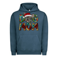 Pigment Midnight Navy Christmas French Bulldog Mom Urban Hoodie - RanaPortraitStore